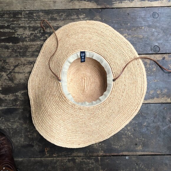 Gap Oversized Floppy Straw Sun Hat - Picture 9 of 10